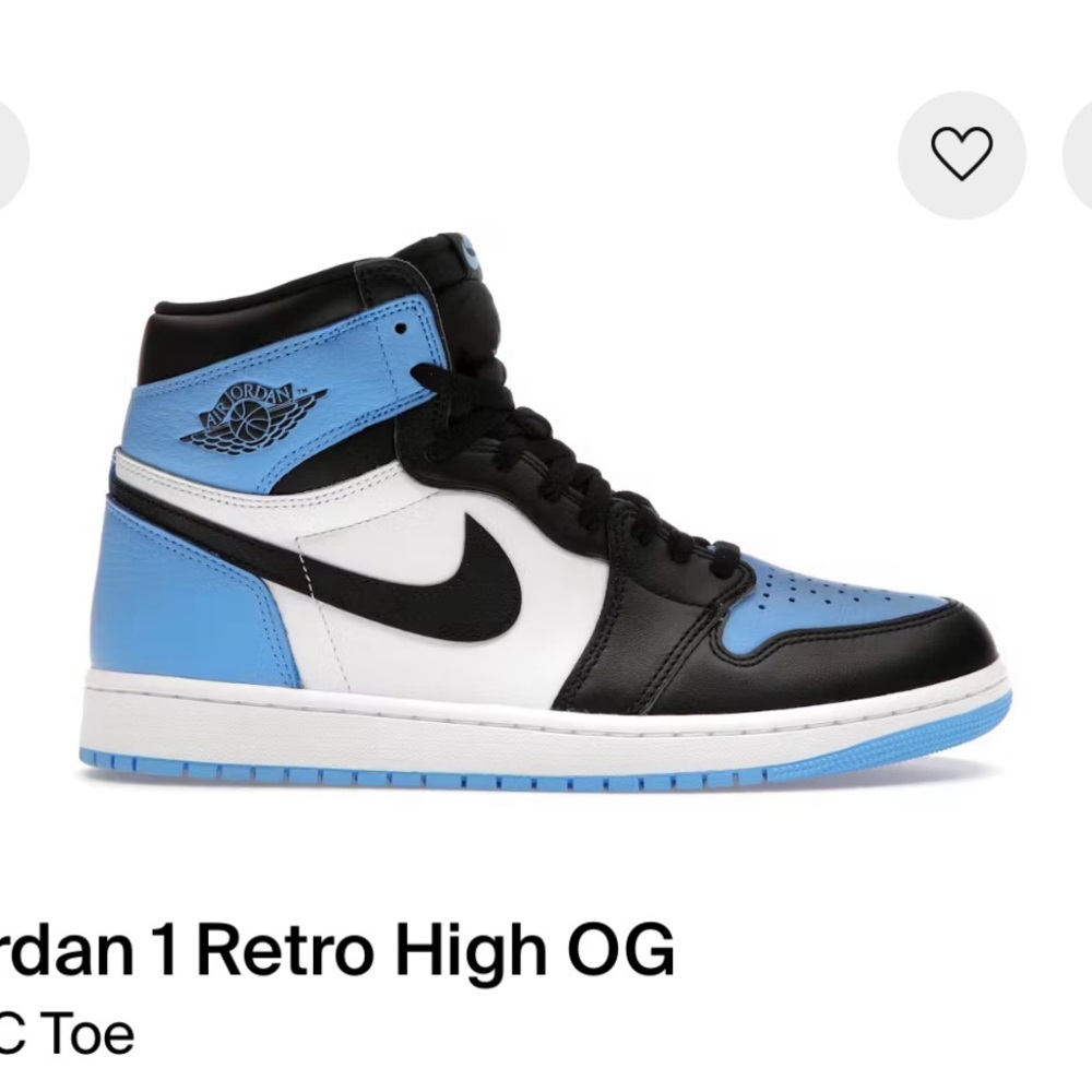 Air Jordan 1 Retro High OG Black and Blue Sneakers